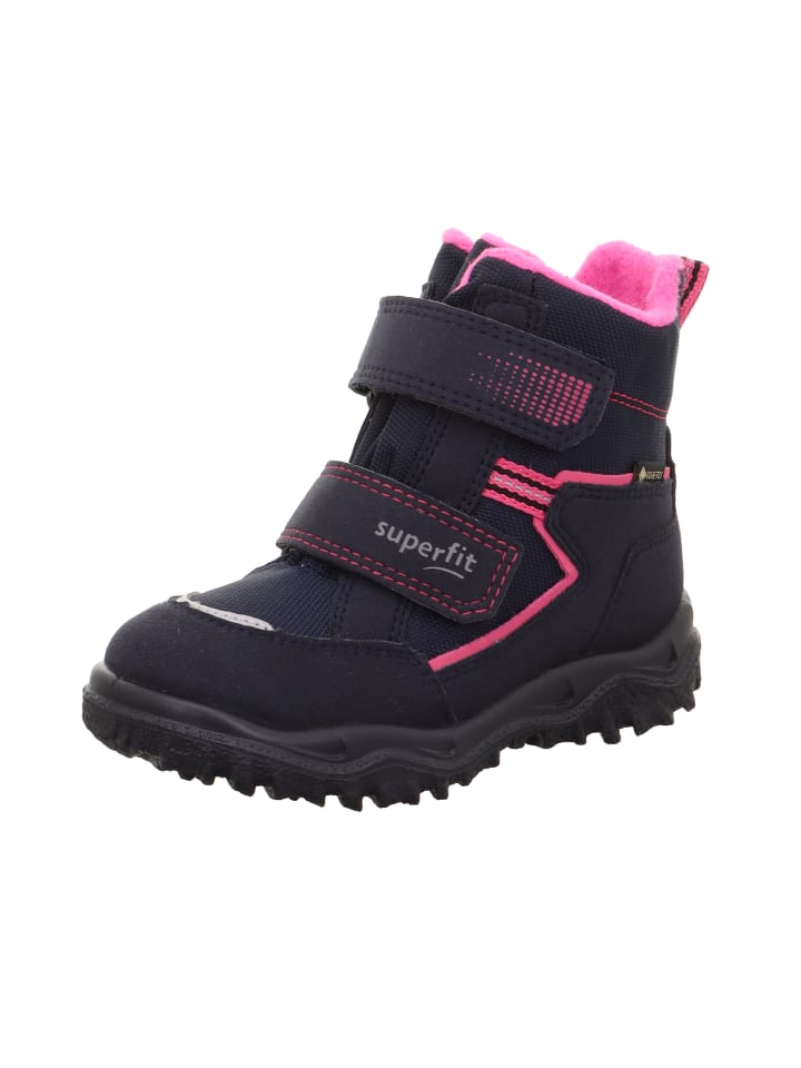 Winterstiefel HUSKY in Blau/Pink