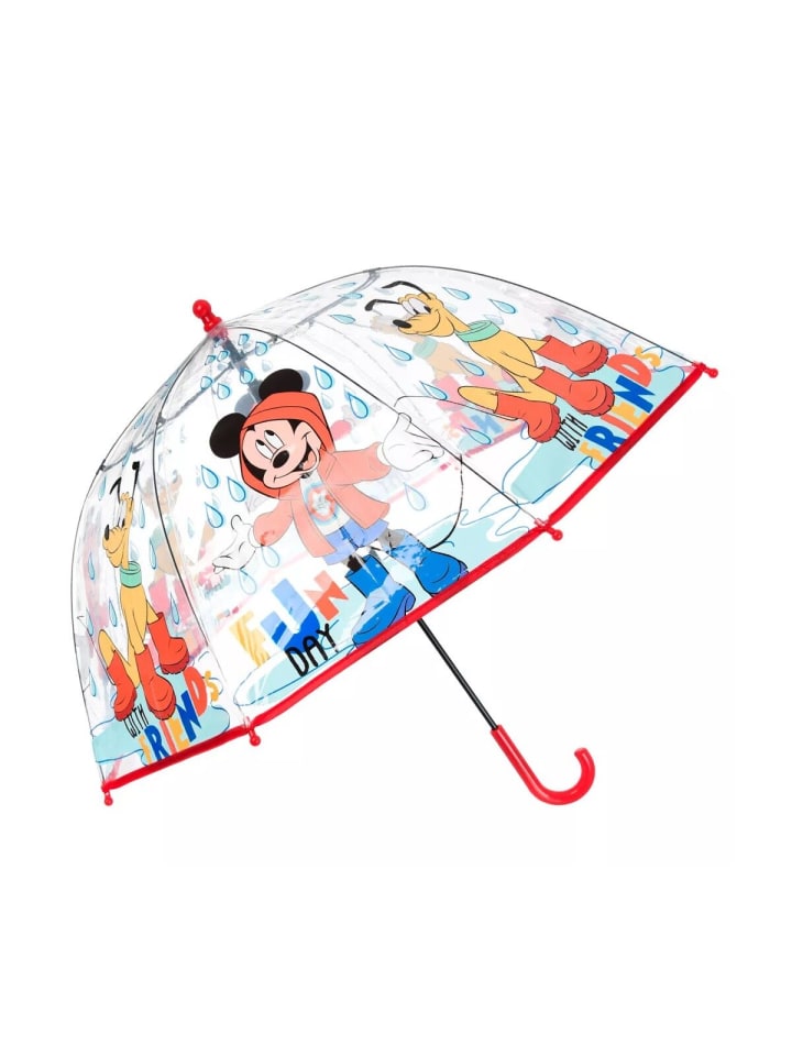 Mickey Fun Day Kinder transparenter Regenschirm Ø72