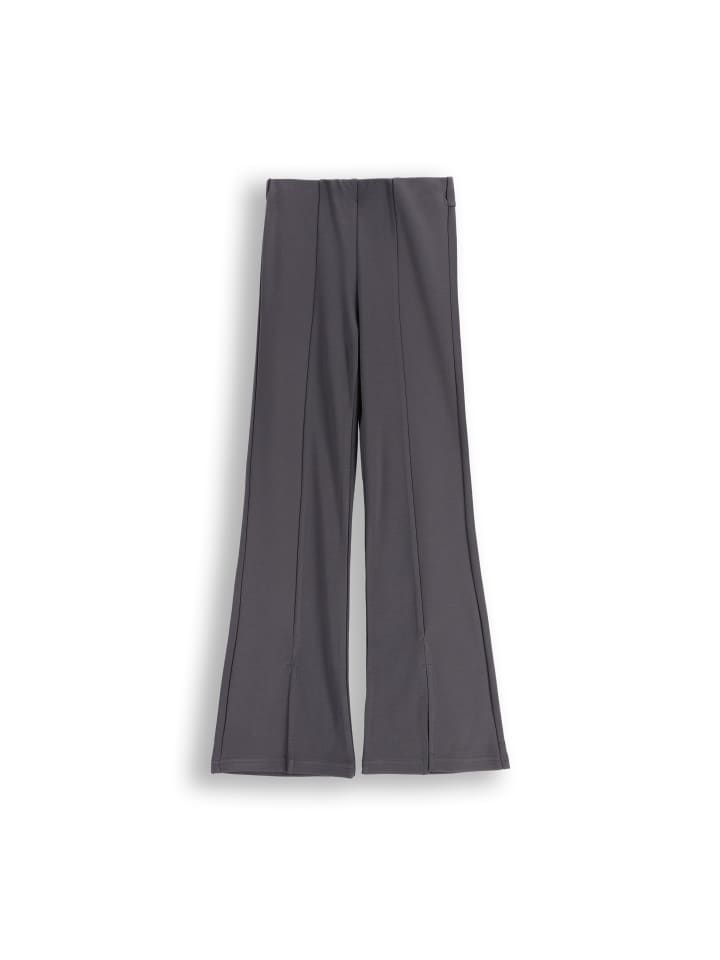 Lange Leggings in schwarzgrau
