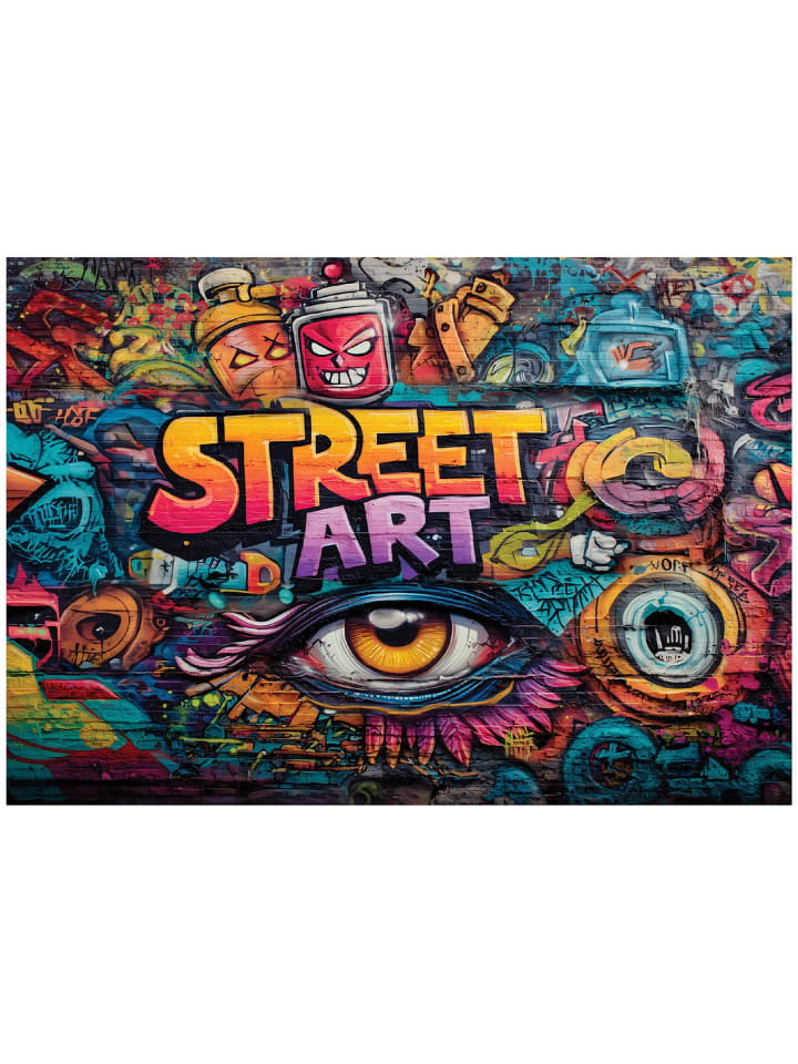 Fototapete Graffiti in Bunt