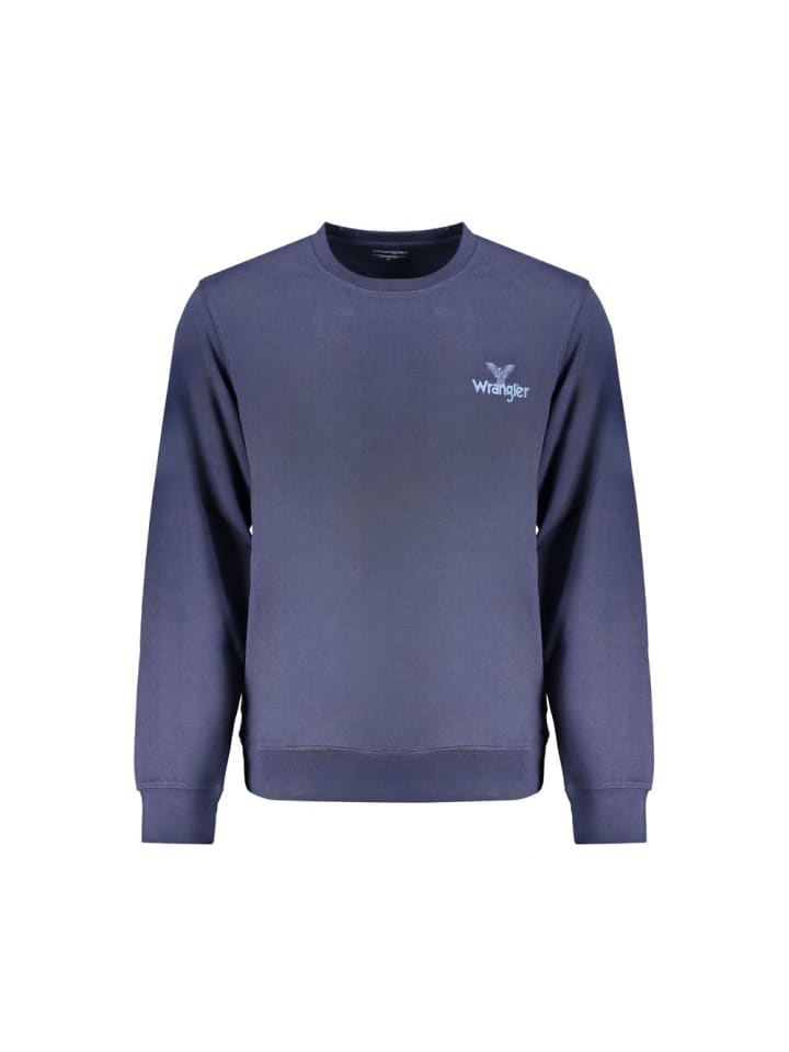 Blau Baumwolle Herren Sweatshirt