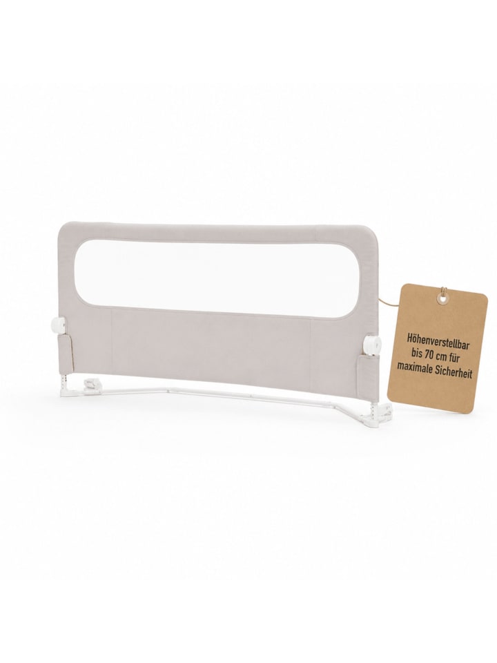 Bettgitter Clara 147 x 70 cm grau Exklusiv