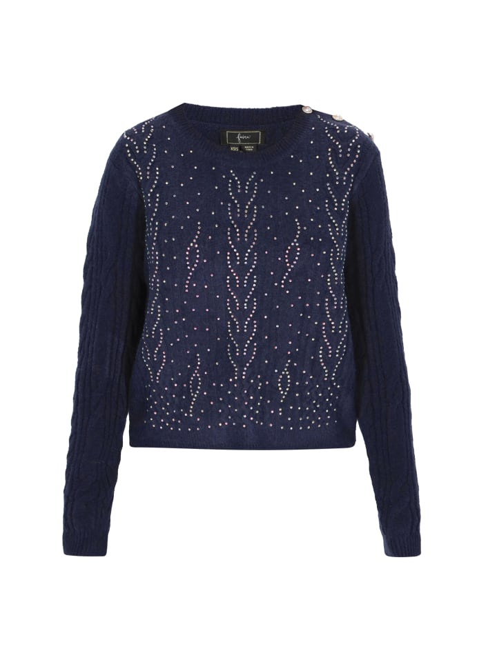 Women Sweater in navy