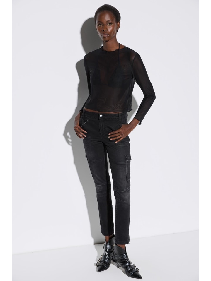 Blouse in Schwarz
