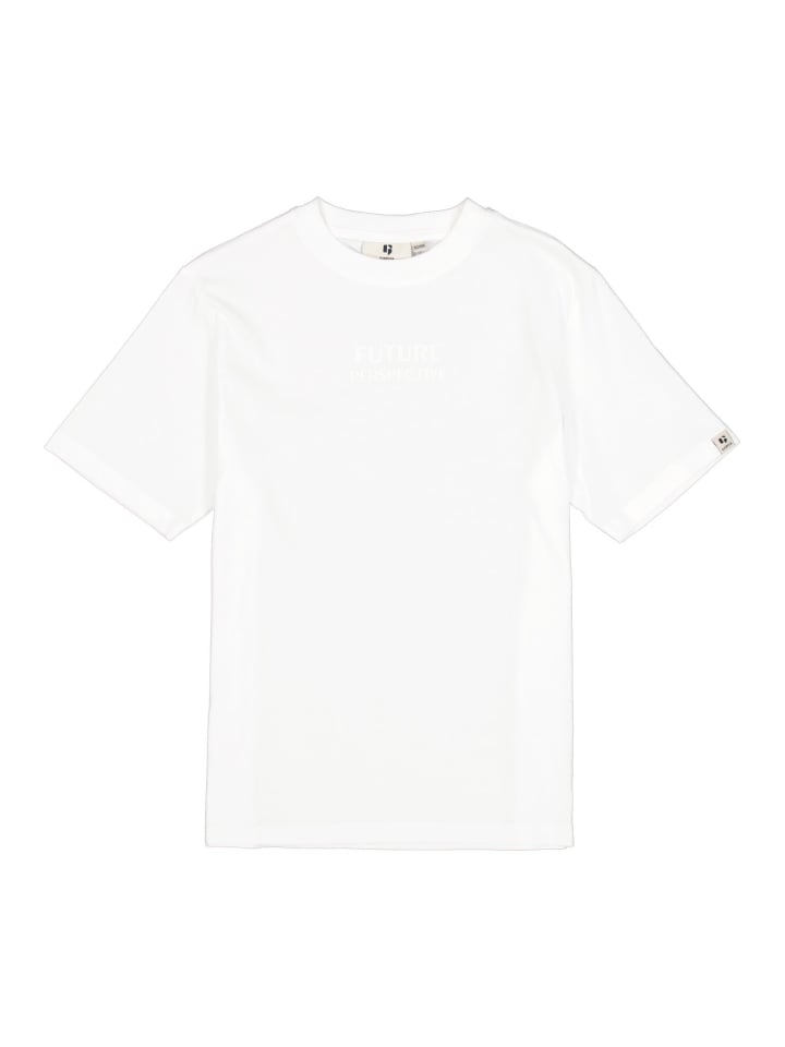 Basic T-Shirt Baumwolle Kurzarm in white