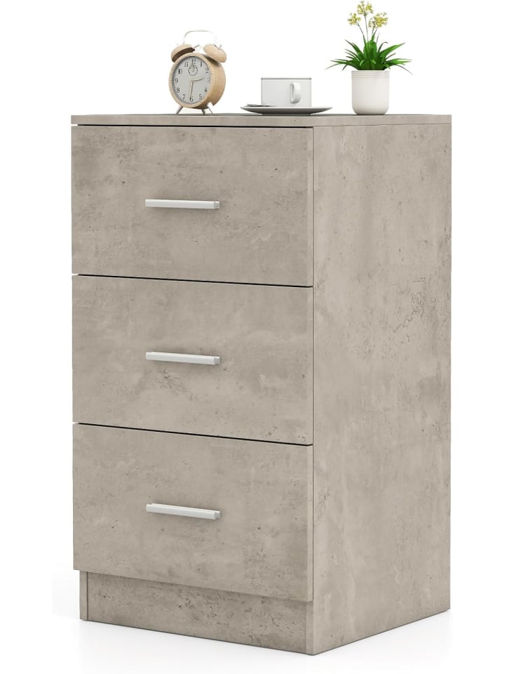 Nachtschrank in Grau