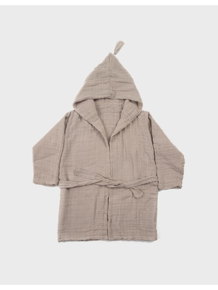 Kinder Bademantel in Grey