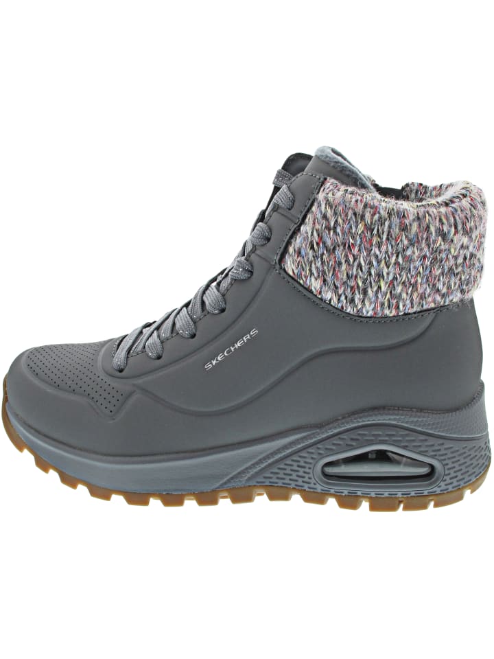 Uno Rugged-Darling Daze Schnürstiefel Grau