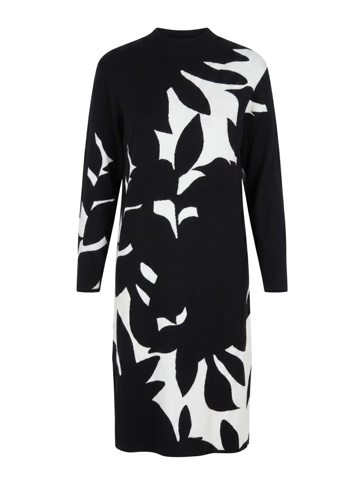 Strickkleid in schwarz