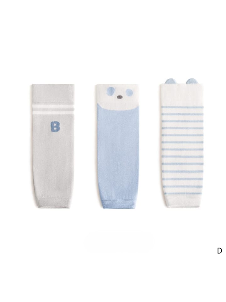 3er-Set 'B Bär' Baby Knieschützer in Blau
