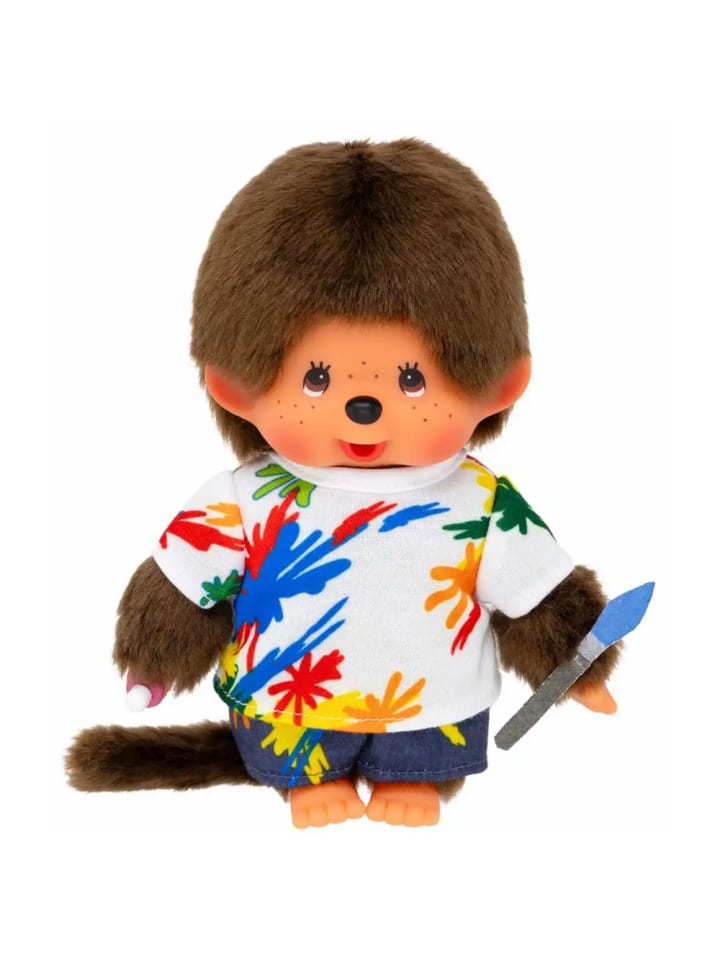 Junge im Maler-Outfit | 20 cm | Monchhichi Puppe | Fashion