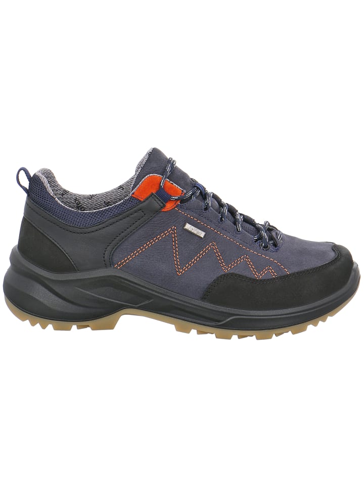 Schnürschuh in blau