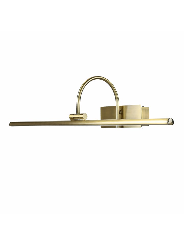 Wandlampe EEK G (B)60 x (H)14.5 cm in Messing Antik