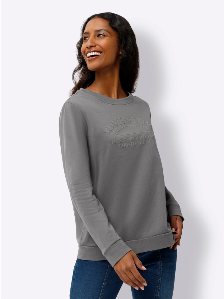 Sweatshirt in grau