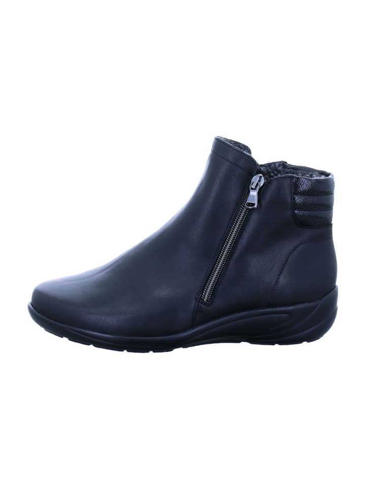 Komfort Stiefeletten in Schwarz