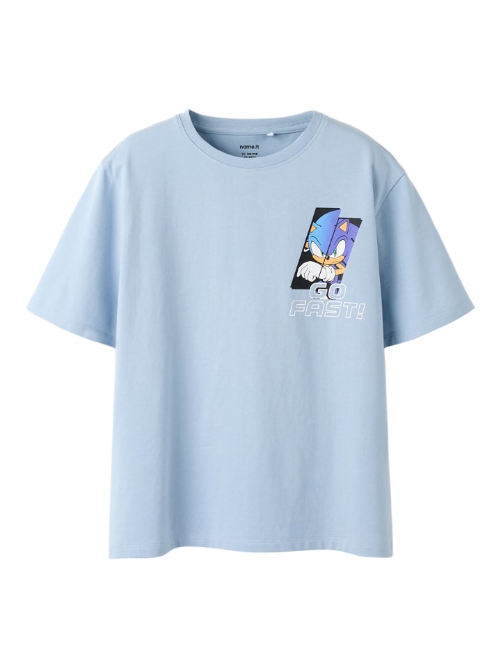 T-Shirt in Blue Fog