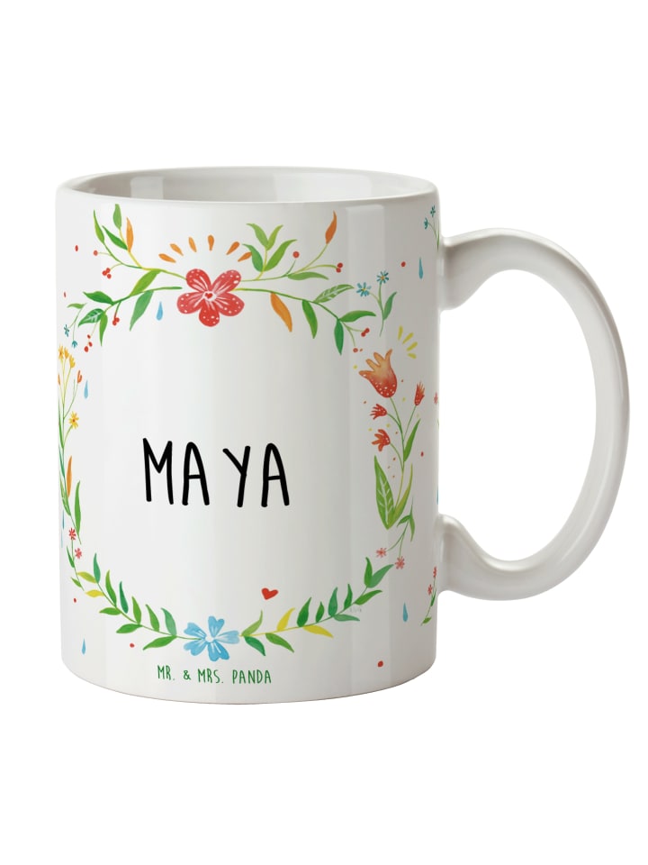 Kaffeebecher Maya mit Spruch in Keine Angabe