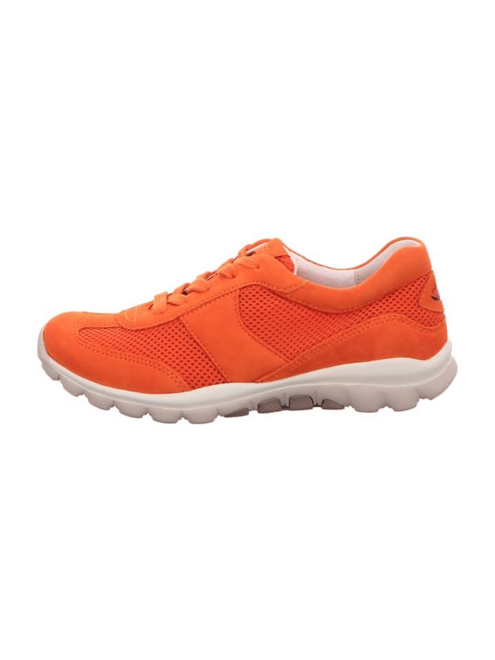 Komfort Schnürschuhe in Orange