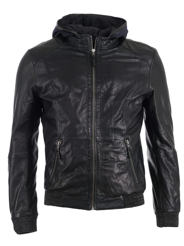 Lederblouson 15.09.2002 in schwarz