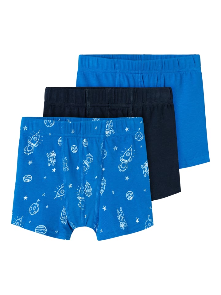 Boxershorts 3er Pack NMMTIGHTS SPACE in skydiver