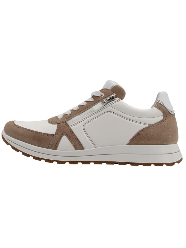 Schnürschuh in creme