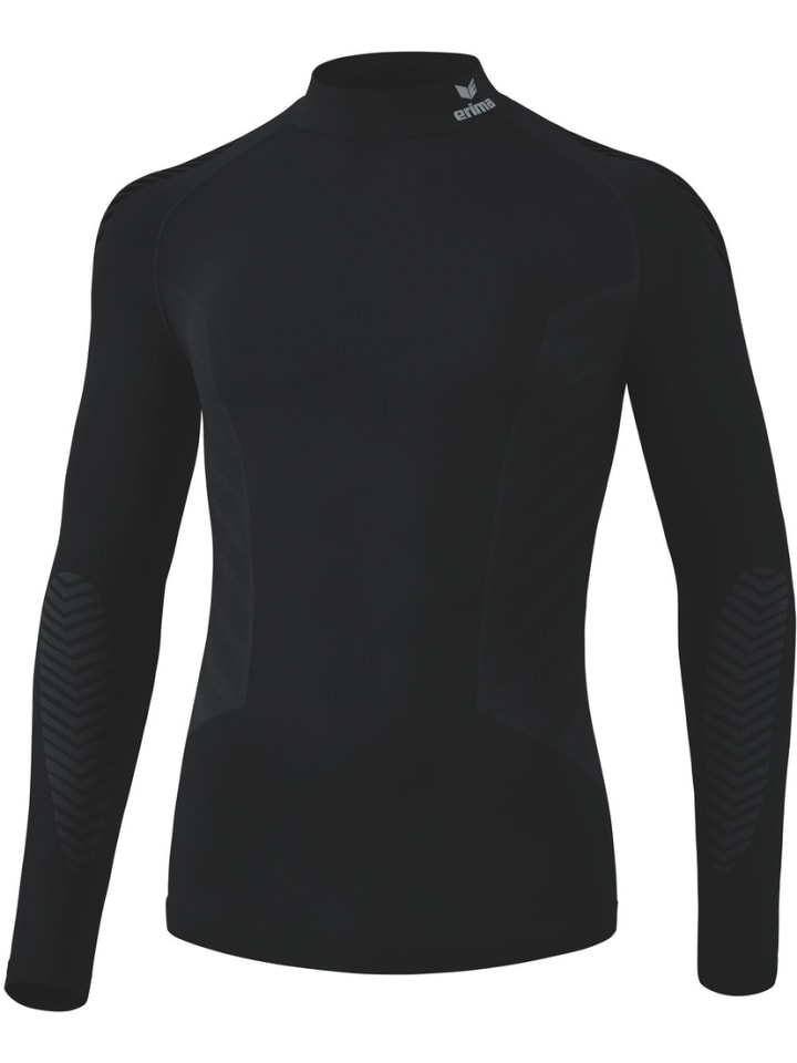 Longsleeve "Athletic Longsleeve Turtleneck" in Schwarz