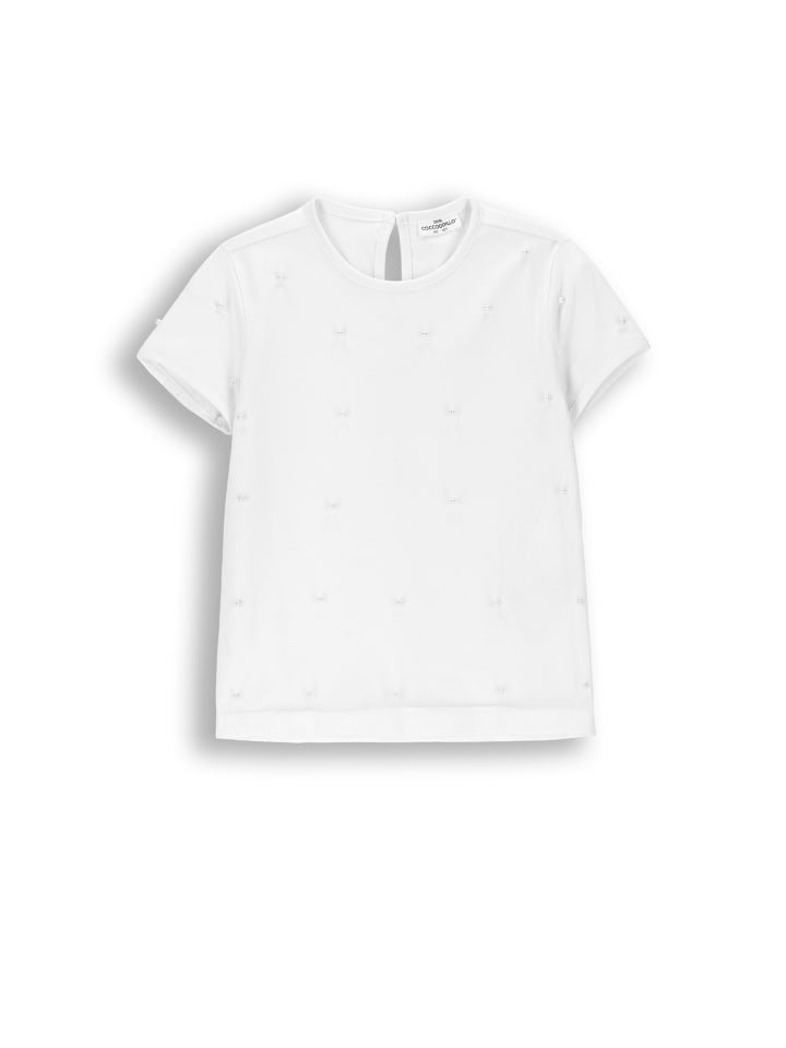 T-shirt mit kurzen Ärmeln in weiß