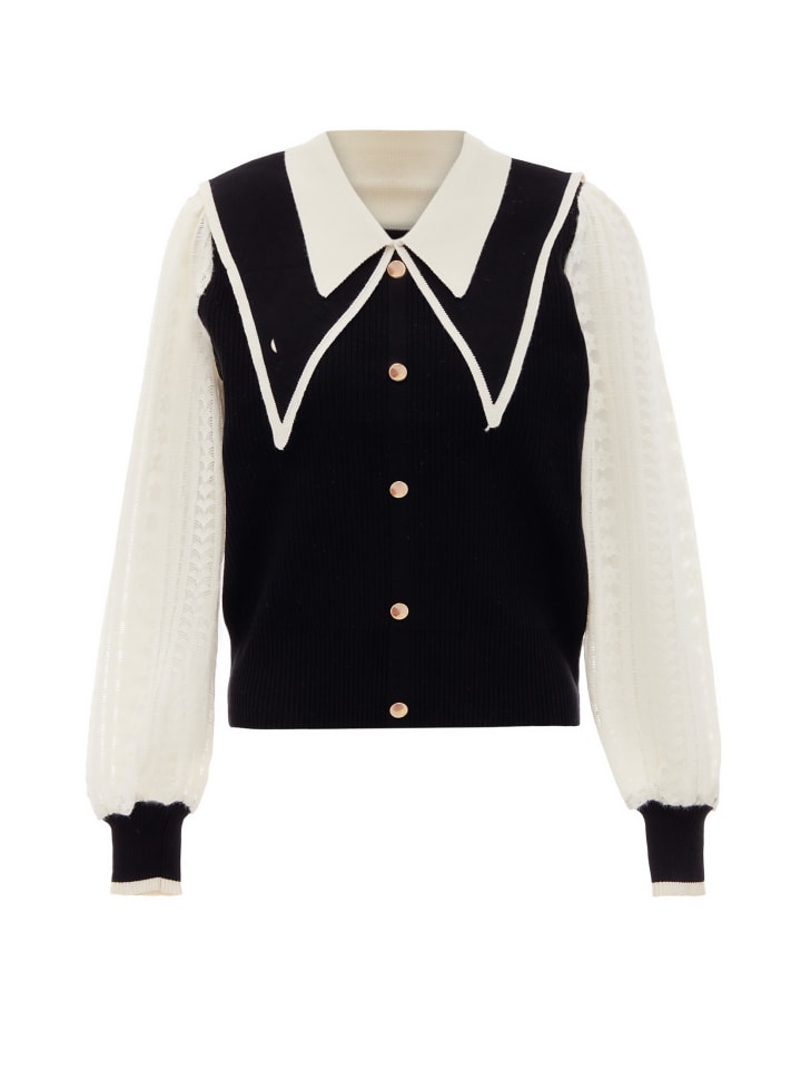 Damen Strickpullover in Schwarz