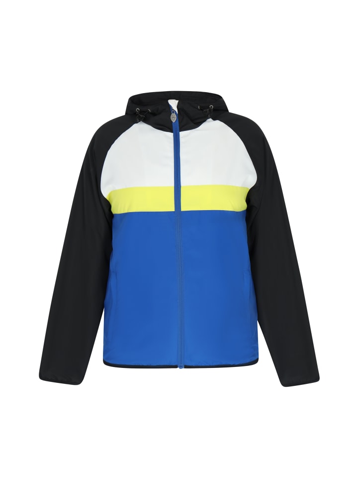 Damen Anorak in Königsblau Colorblock