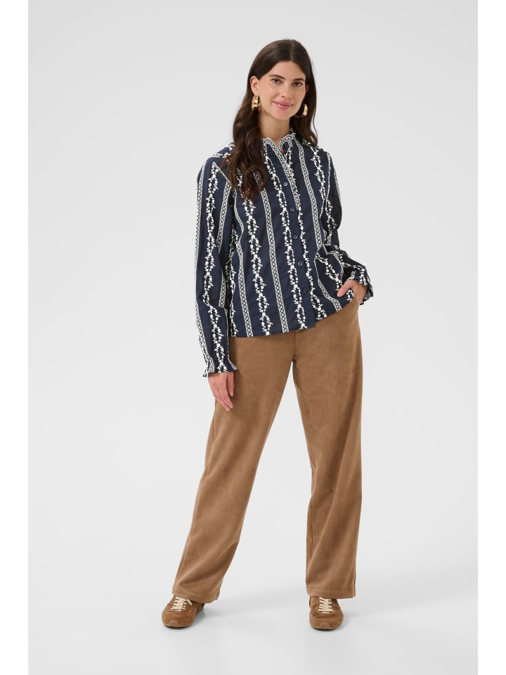 Langarm - Hemd CRSabina Regular fit in Navy Blazer