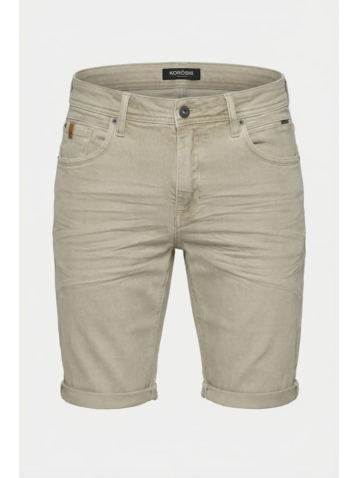 Reguläre farb-baumwoll männer kurze jeans in grau