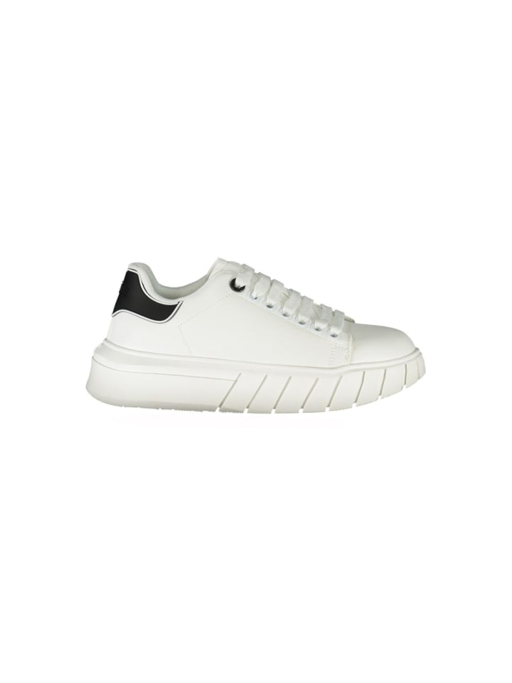 Weiß Polyurethan Damen Sneaker
