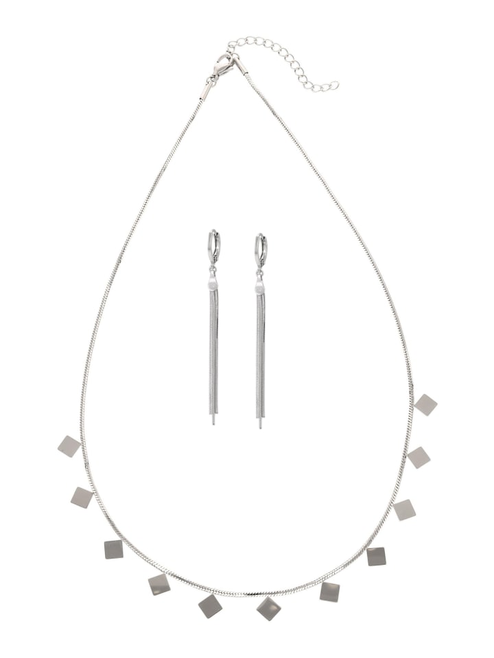 Women Jewelry Set in silver