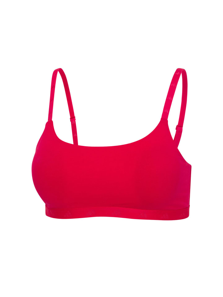 Bralette Sport Active Essentials Cotton in bright red