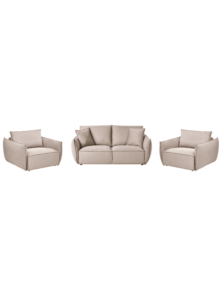 5-tlg Sitzgruppe KUNES in Beige