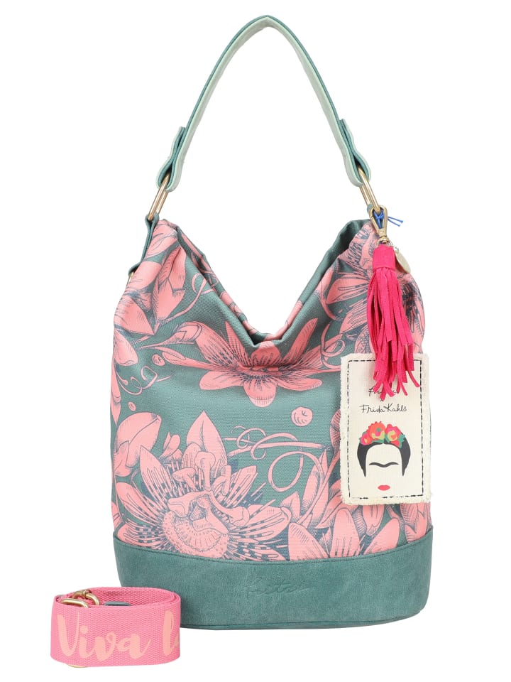 Tasche Fritzi x Frida Kahlo in Green