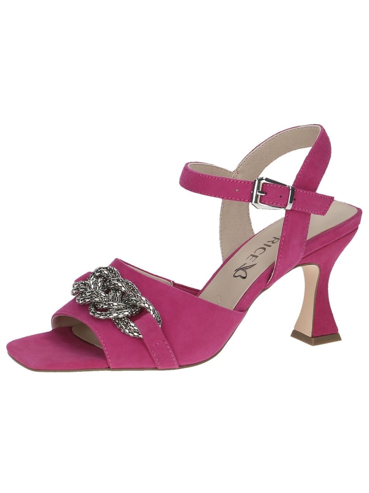 Sandalette in FUCHSIA SUEDE
