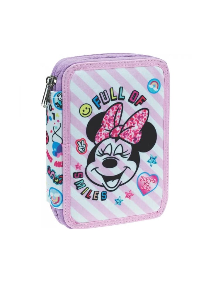 Minnie Smiles gefülltes Federmäppchen, 2 Etagen