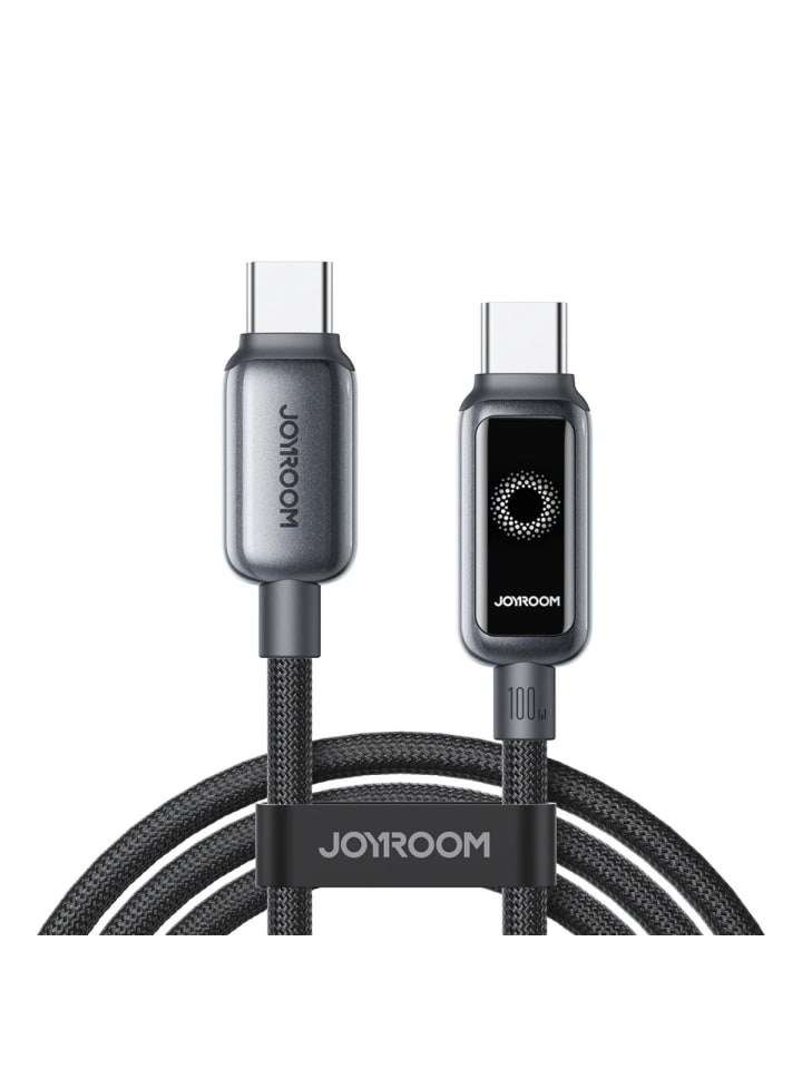 Joyroom S-A55 StarFlight 100W USB-C auf USB-C Kabel 1,2 m schwarz in Schwarz