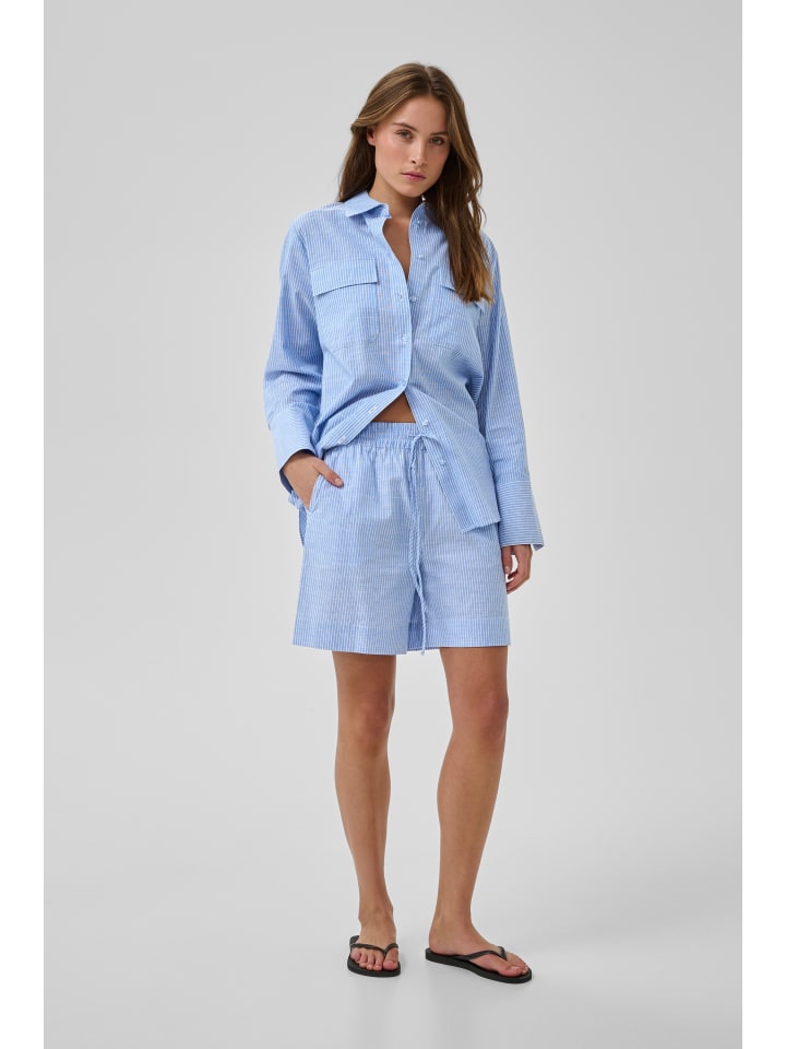 Shorts SkyeMW Casual fit in Silver Lake Blue Striped