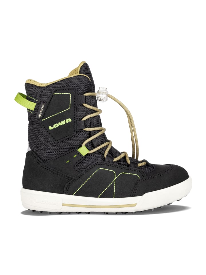 Outdoorschuh in schwarz/ocker