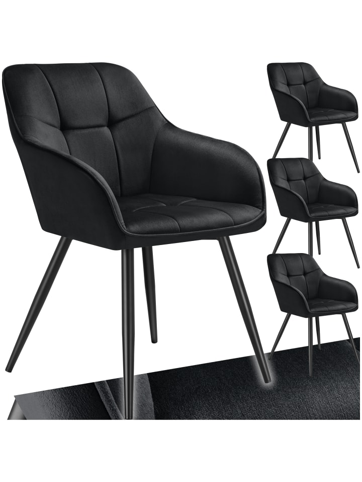 Polstersessel gepolstert, in Samtoptik, gesteppt, 58 x 62 x 82 cm