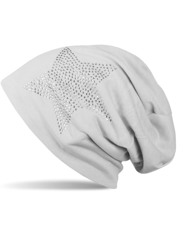 Beanie Mütze in Hellgrau