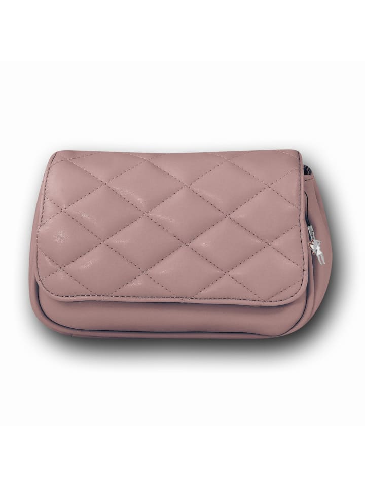New Bags Gürteltasche, Umhängetasche Kunstleder, Polyester altrosa 20,5cm