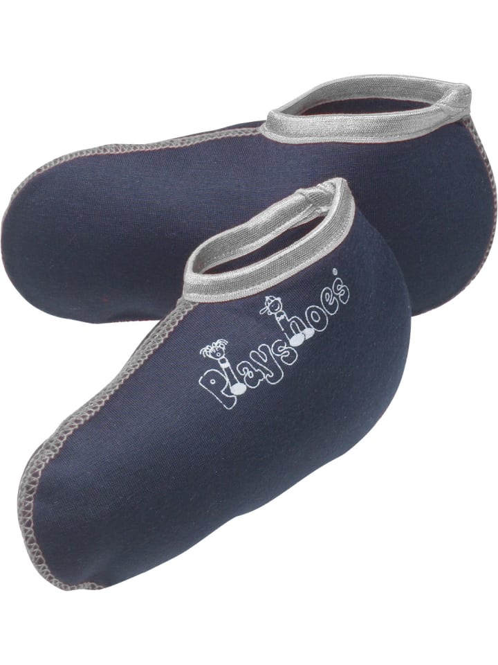 Stiefel-Socke in Marine/Grau