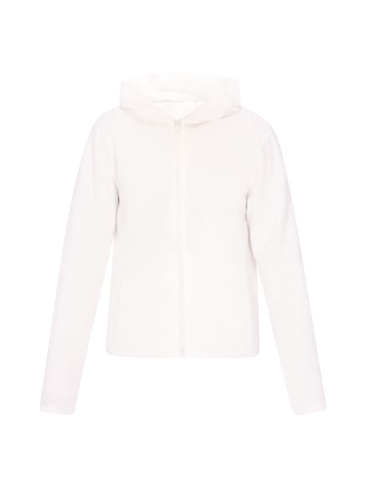 Herren Fleecejacke in Optik Weiss