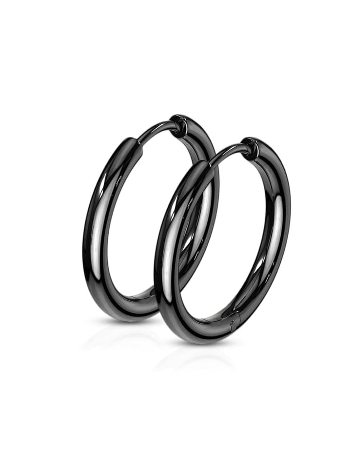 Ohrstecker in Schwarz