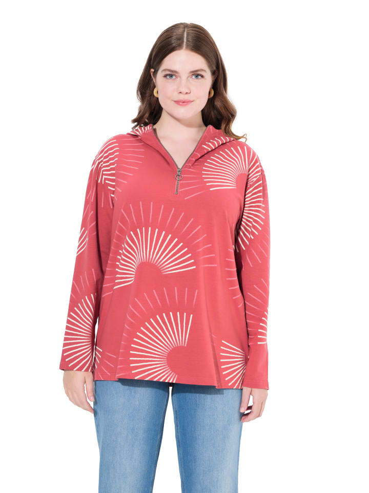 Sweatshirt in himbeere