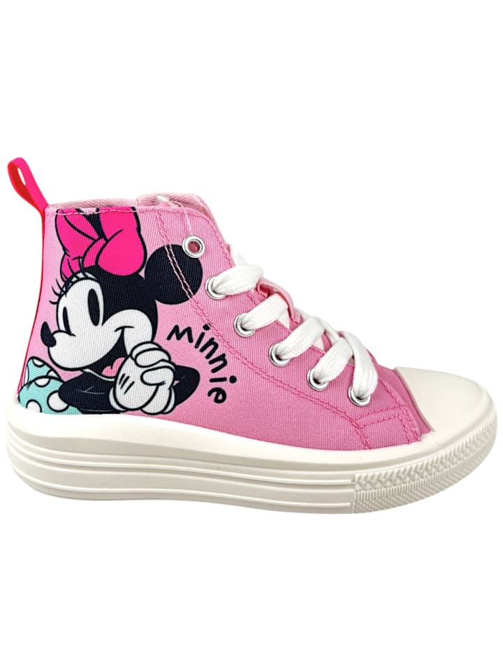 High-Top-Sneaker Disney Minnie Mouse in Rosa