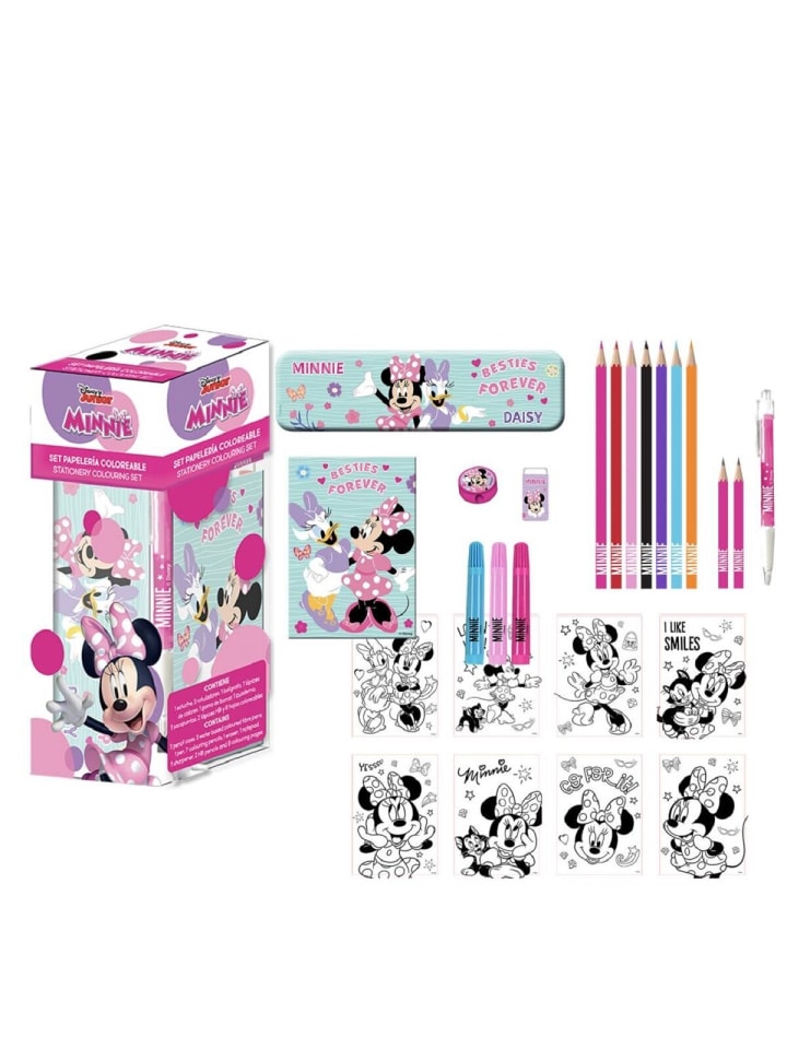 Kreatives Schreib Malset mit Minnie-Motiv zum Ausmalen